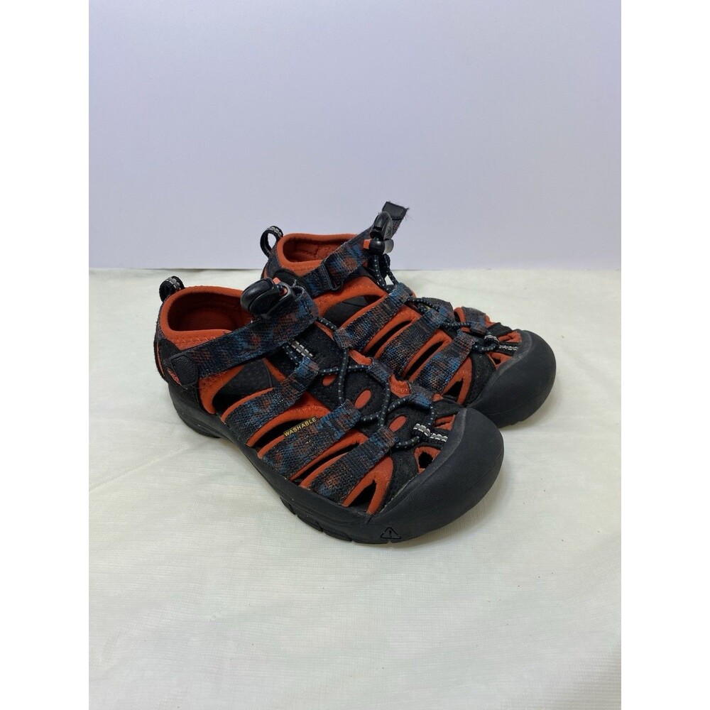 KEEN Newport H2 Waterproof Sandals Hiking Shoes Big Kid 12 Red Blue Black Camo